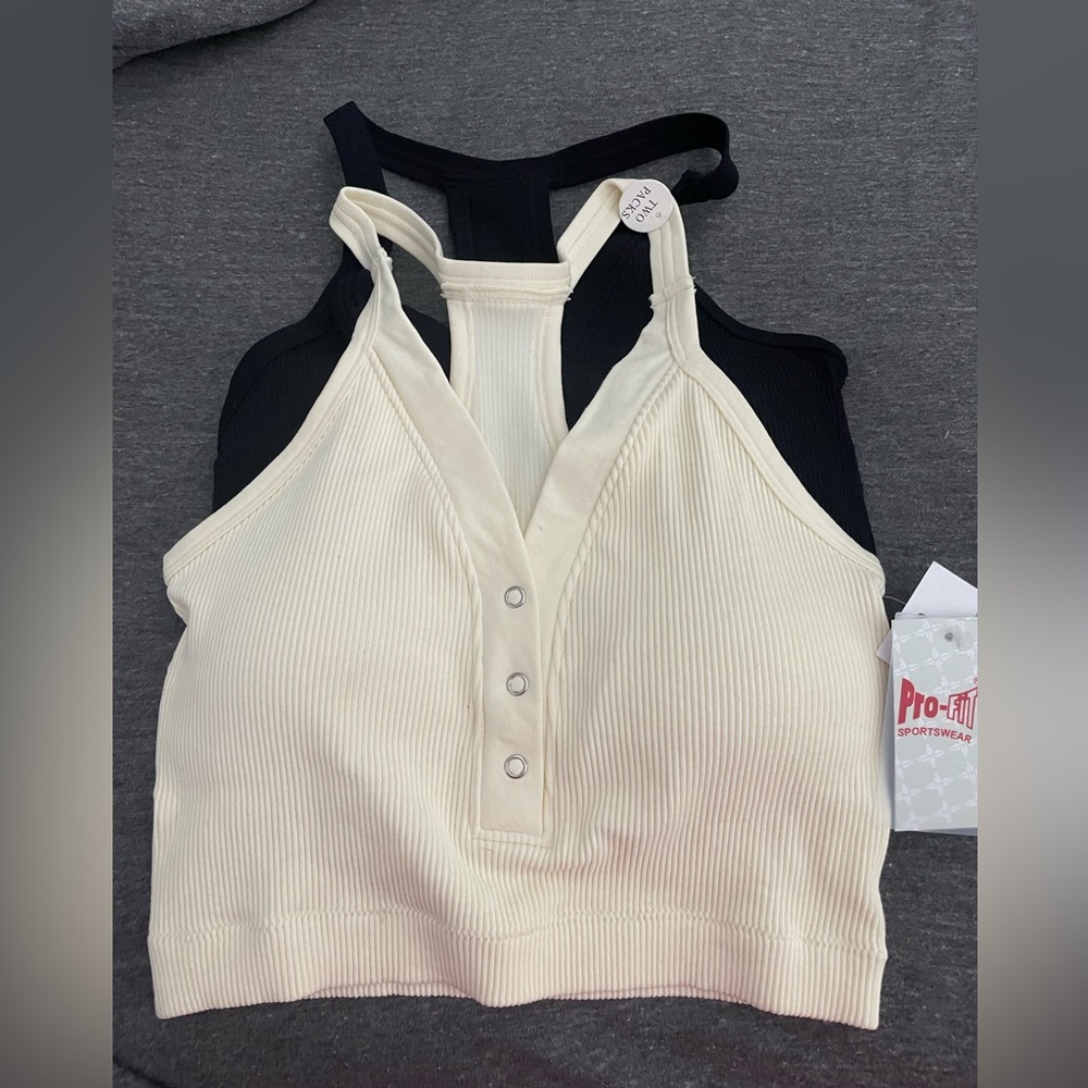 Pro fit racer back tank top